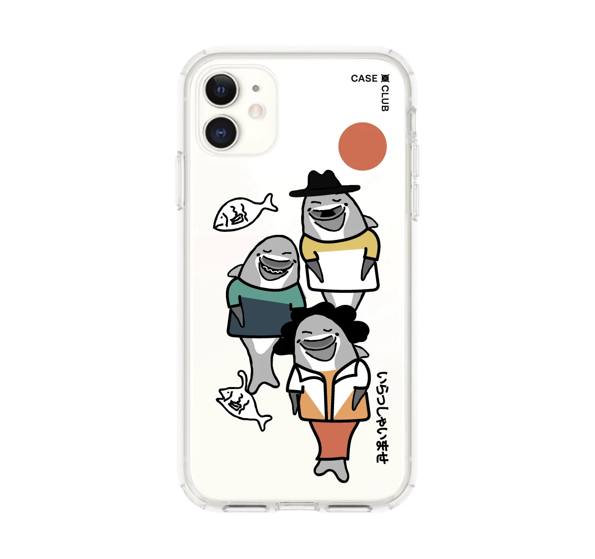 เคสใส iphone 11 โลมาสไตล์ญี่ปุ่น